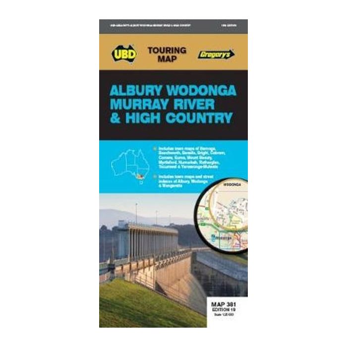 MAP ALBURY / WODONGA 381 #20TH