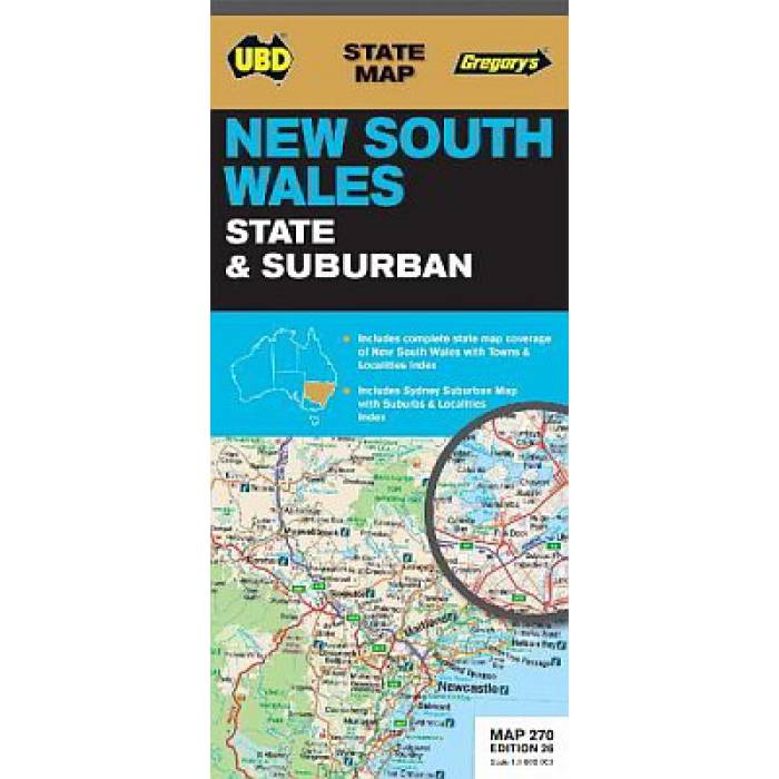 MAP NEW SOUTH WALES MAP270 UBD #30
