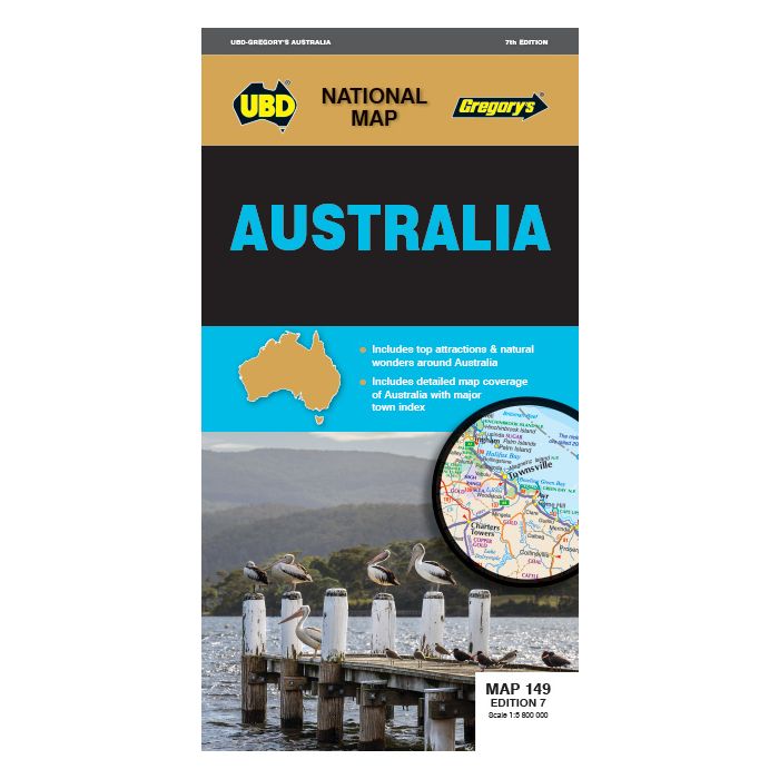 MAP AUSTRALIA 149 #7 UBD-GREGORYS