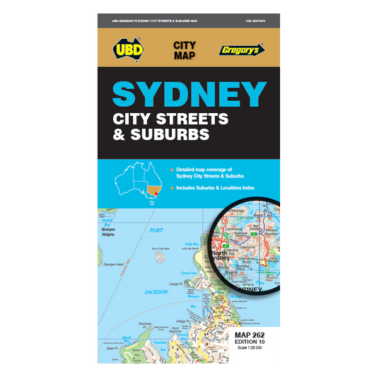 MAP SYDNEY & SUBS UBD ED10