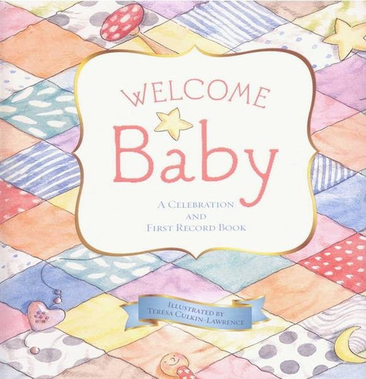 BABY RECORD BOOK WELCOME BABY