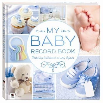 MY BABY RECORD BOOK BLUE