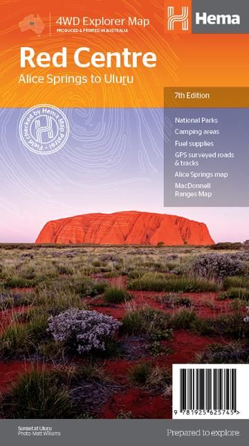 MAP THE RED CENTRE #7 HEMA