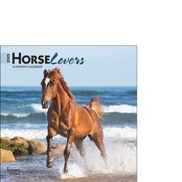 BROWN TROUT HORSE LOVERS 2025 MINI CALENDAR