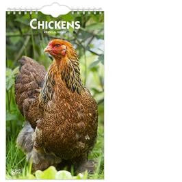 BROWN TROUT CHICKENS 2025 SLIMLINE CALENDAR