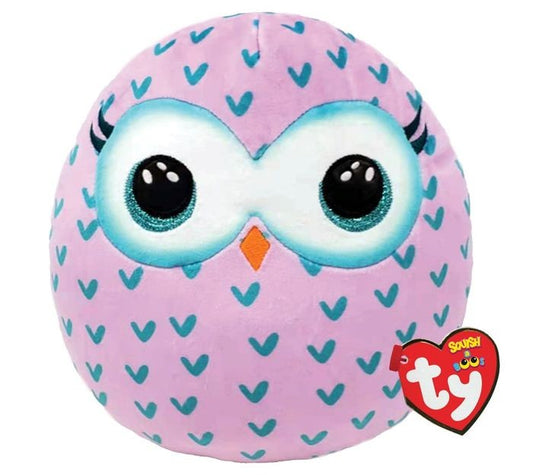 SQUISH-A-BOOS 10 INCH WINKS - OWL