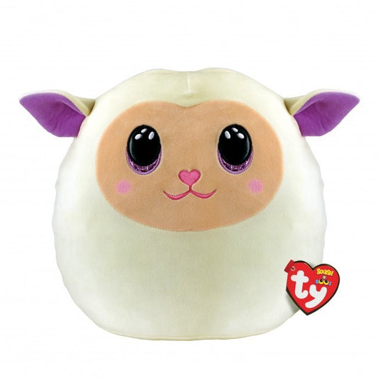 SQUISH-A-BOOS 10 INCH FLUFFY - LAMB EASTER