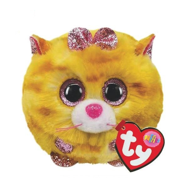 TY PUFFIES TABITHA - YELLOW CAT