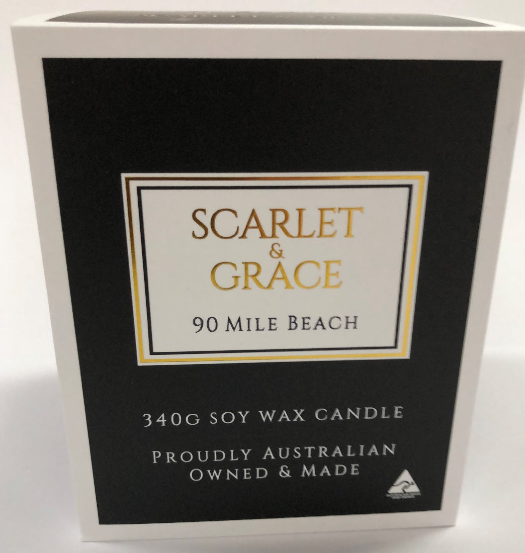CANDLE SOY WAX 380G 90 MILE BEACH