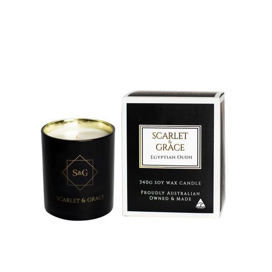 CANDLE SOY WAX EGYPTIAN OUDH 380g